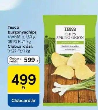 Tesco Tesco burgonyachips ajánlat