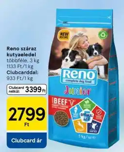 Tesco Reno száraztáp kutyaeledel ajánlat