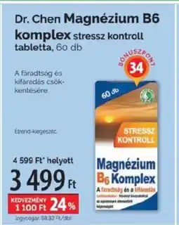 Pingvin Patika Dr. Chen Magnézium B6 komplex stressz kontroll ajánlat