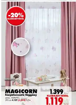 Diego Magicorn fényáteresztő függöny színes ajánlat