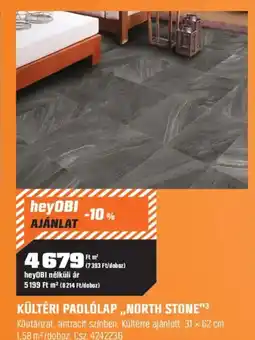 OBI Kültéri padlólap „north stone" ajánlat