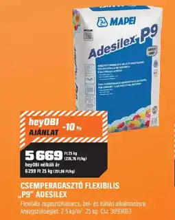 OBI Csemperagasztó flexibilis ,,p9" adesilex ajánlat