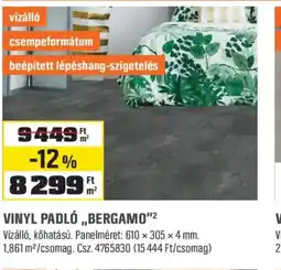 OBI Vinyl padló „bergamo" ajánlat