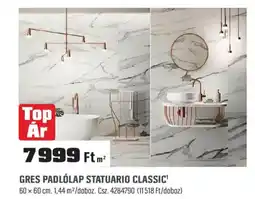 OBI Gres padlólap statuario classic ajánlat