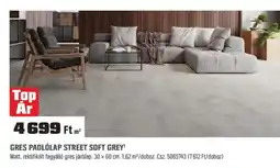 OBI Gres padlólap street soft grey ajánlat