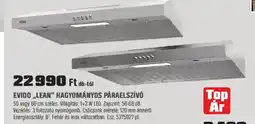 OBI Evido,,lean" hagyományos páraelszívó ajánlat