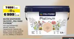 OBI Beltéri diszperziós falfesték „poli-farbe platinum" ajánlat