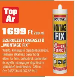 OBI Szerkezeti ragasztó ,,montage fix" ajánlat