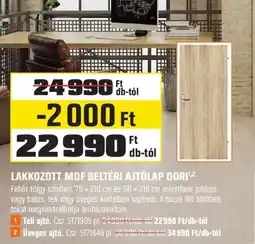 OBI Lakkozott mdf beltéri ajtólap dori¹² ajánlat