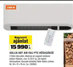 OBI Sollia hot air fali ptc hősugárzó ajánlat