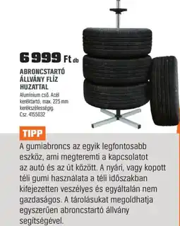 OBI Abroncstartó állvány flíz huzattal ajánlat