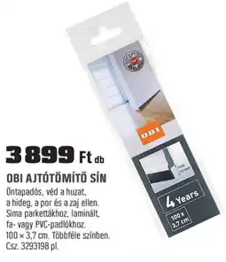 OBI Obi ajtótömítő sín ajánlat