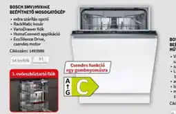 MediaMarkt BOSCH SMV2HVX06E BEÉPÍTHETŐ MOSOGATÓGÉP ajánlat
