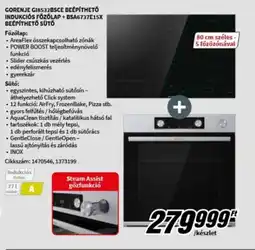 MediaMarkt GORENJE GI8532BSCE BEÉPÍTHETŐ INDUKCIÓS FŐZŐLAP ajánlat