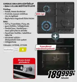MediaMarkt GORENJE GW641BFB GÁZFŐZŐLAP ajánlat