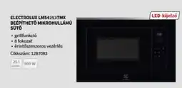 MediaMarkt ELECTROLUX LMS4253TMX BEÉPÍTHETŐ MIKROHULLÁMÚ ajánlat