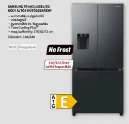 MediaMarkt SAMSUNG RF50C530EB1/EO NÉGY AJTÓS HŰTŐSZEKRÉNY ajánlat