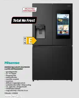 MediaMarkt HISENSE RQ760N4IFE MULTIDOOR ajánlat