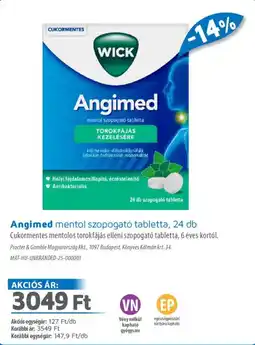 Alma Gyógyszertárak Angimed tabletta ajánlat