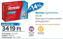 Alma Gyógyszertárak Rennie rágótabletta ajánlat