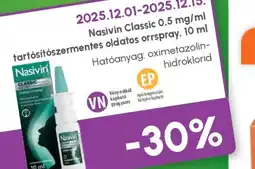 Alma Gyógyszertárak Nasivin Classic ajánlat