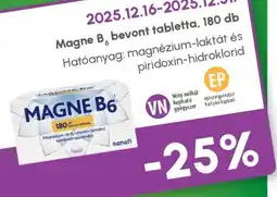 Alma Gyógyszertárak Magne B bevont tabletta ajánlat