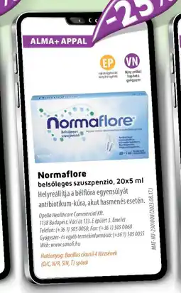 Alma Gyógyszertárak Normaflore belsőleges szuszpenzió ajánlat