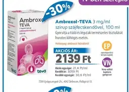 Alma Gyógyszertárak Ambroxol-TEVA ajánlat