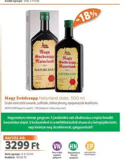 Alma Gyógyszertárak Nagy Svédcsepp Naturland oldat ajánlat
