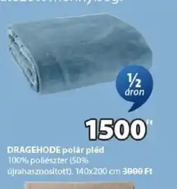 JYSK Dragehode polár pléd ajánlat