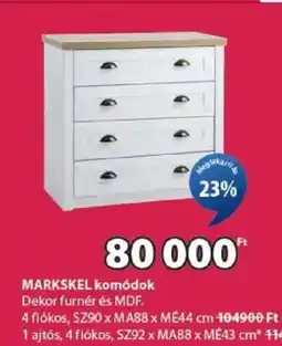JYSK MARKSKEL komódok ajánlat