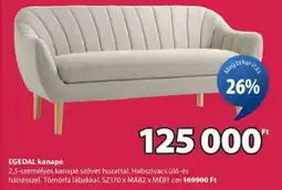 JYSK EGEDAL kanapé ajánlat