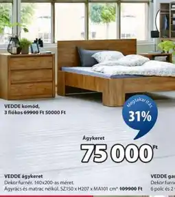 JYSK VEDDE ágykeret ajánlat