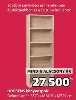 JYSK HORSENS könyvespolc ajánlat