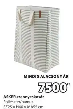 JYSK ASKER szennyeskosár ajánlat