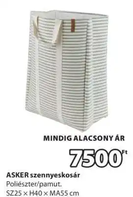 JYSK ASKER szennyeskosár ajánlat