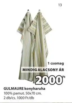 JYSK GULMAURE konyharuha ajánlat