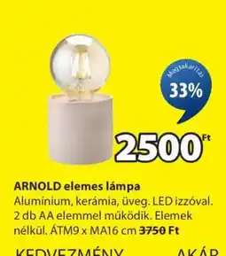 JYSK ARNOLD elemes lámpa ajánlat