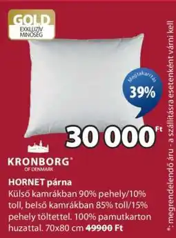 JYSK KRONBORG HORNET párna ajánlat
