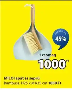 JYSK MILO lapát és seprű ajánlat