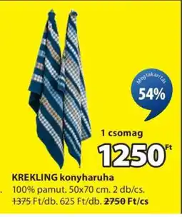 JYSK KREKLING konyharuha ajánlat