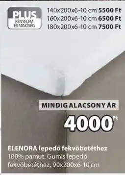 JYSK ELENORA lepedő fekvőbetéthez ajánlat