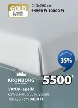 JYSK KRONBORG VANJA lepedő ajánlat