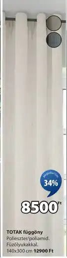 JYSK TOTAK függöny ajánlat