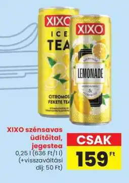 Spar XIXO szénsavas üdítőital, jegestea ajánlat