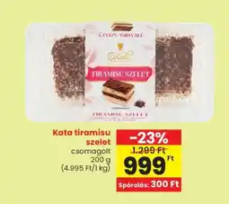 Spar Kata tiramisu szelet ajánlat