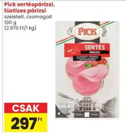 Spar Pick sertéspárizsi, füstízes párizsi ajánlat