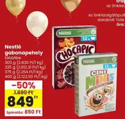 Spar Nestlé gabonapehely többféle ajánlat