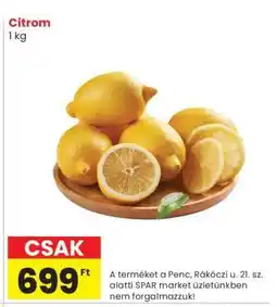 Spar Citrom ajánlat