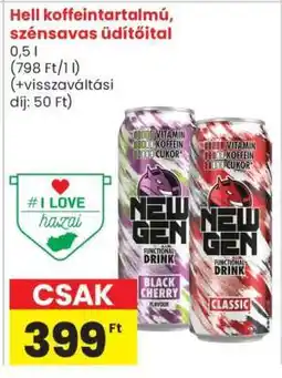 Spar Hell koffeintartalmú, szénsavas üdítőital ajánlat